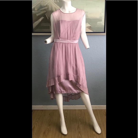 Lela Rose - Suede Rose Dress - Picture 2 of 6